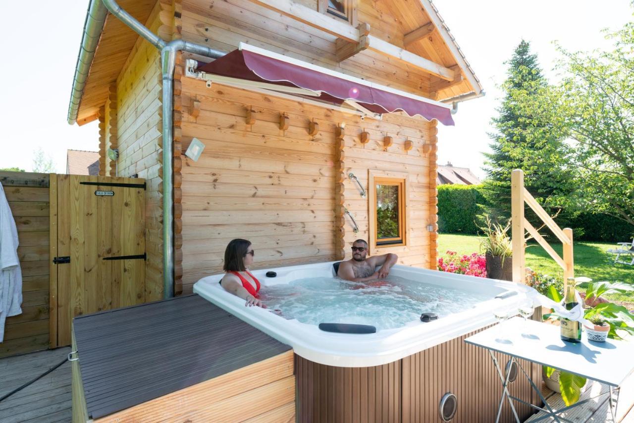 Chalet & Spa Sur La Cote Fleurie Обервіль Екстер'єр фото