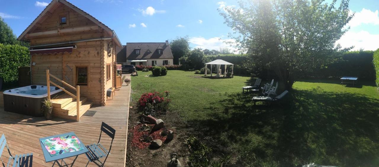 Chalet & Spa Sur La Cote Fleurie Обервіль Екстер'єр фото